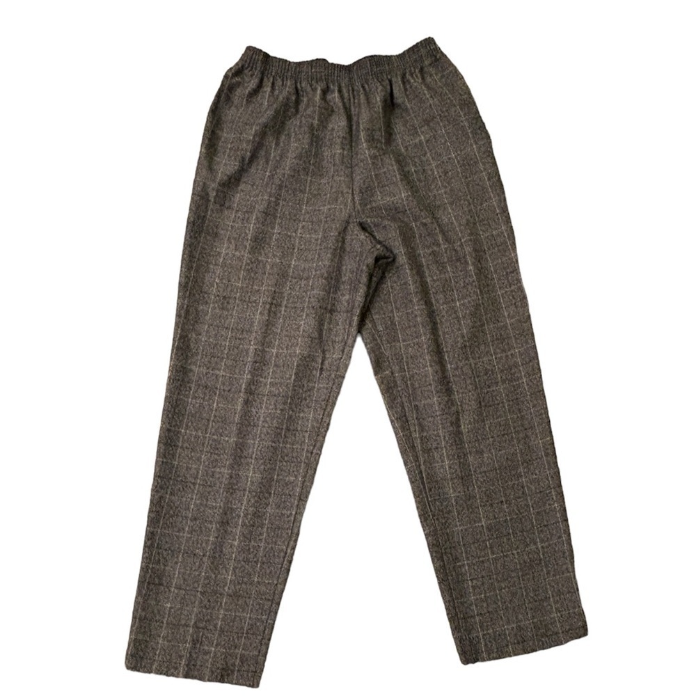 Allison Daley Women’s Windowpane Pants Trousers Size 12P Style Florence Bassett